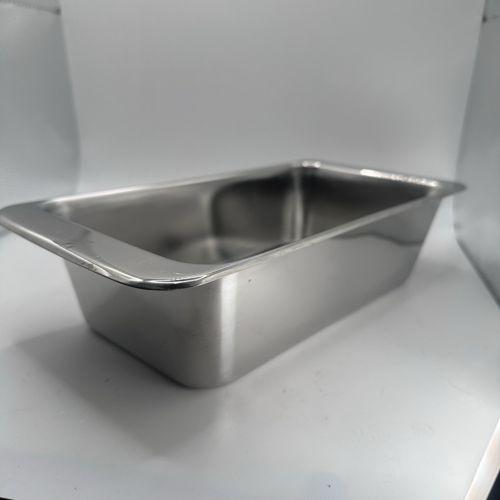REVERE WARE Stainless Steel Bread Loaf Pan 2QT 9.5x5.25x2.75 2517 2 quart metal